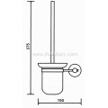 Toilet Brush With Wall Holder Chrome Set